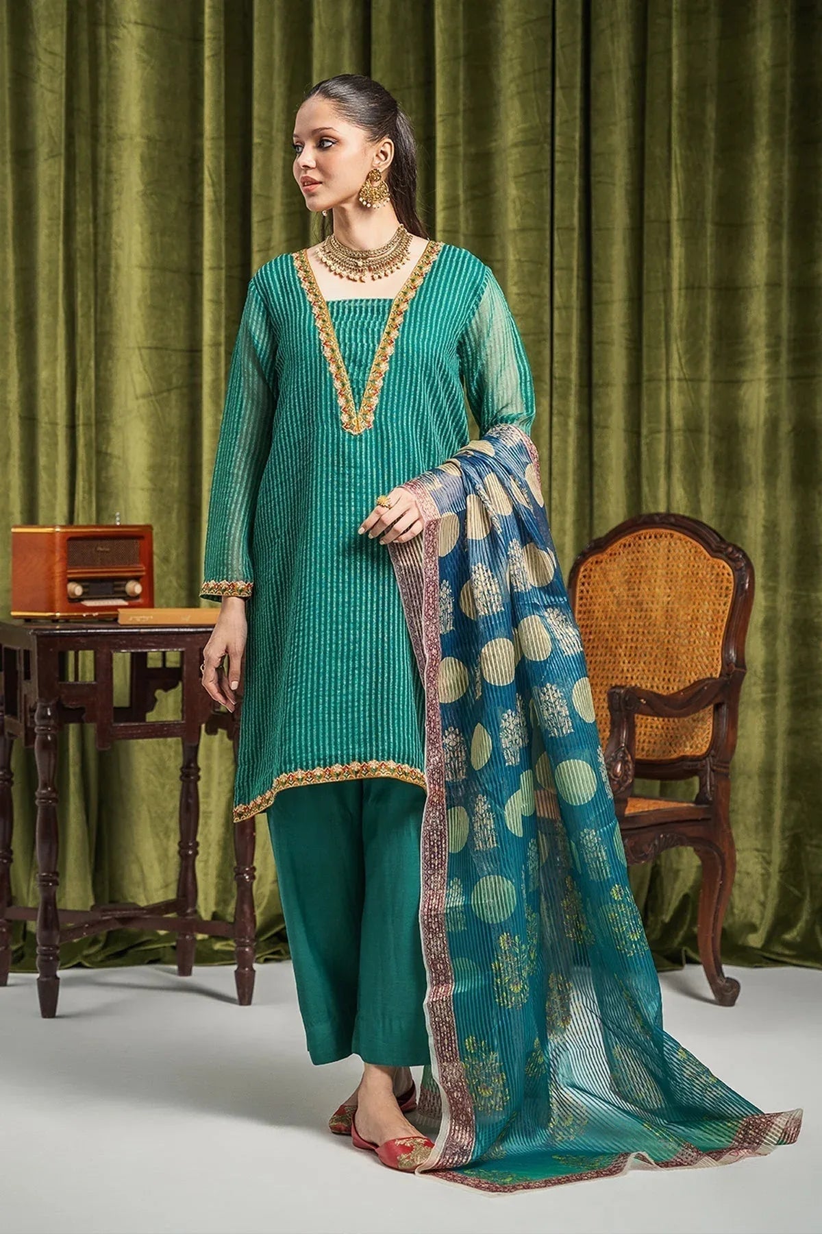 Charizma | Festive Pret | CMA-3-257 - Aqsa Fabrics
