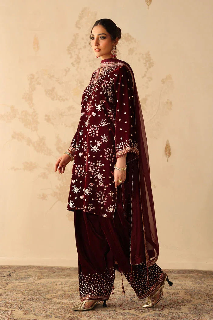 Baroque | Velvet 25 | UF-4315 - Aqsa Fabrics
