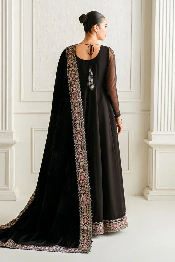 Baroque | Luxury Pret 25 | EMBROIDERED CHIFFON PR-1019 - Aqsa Fabrics