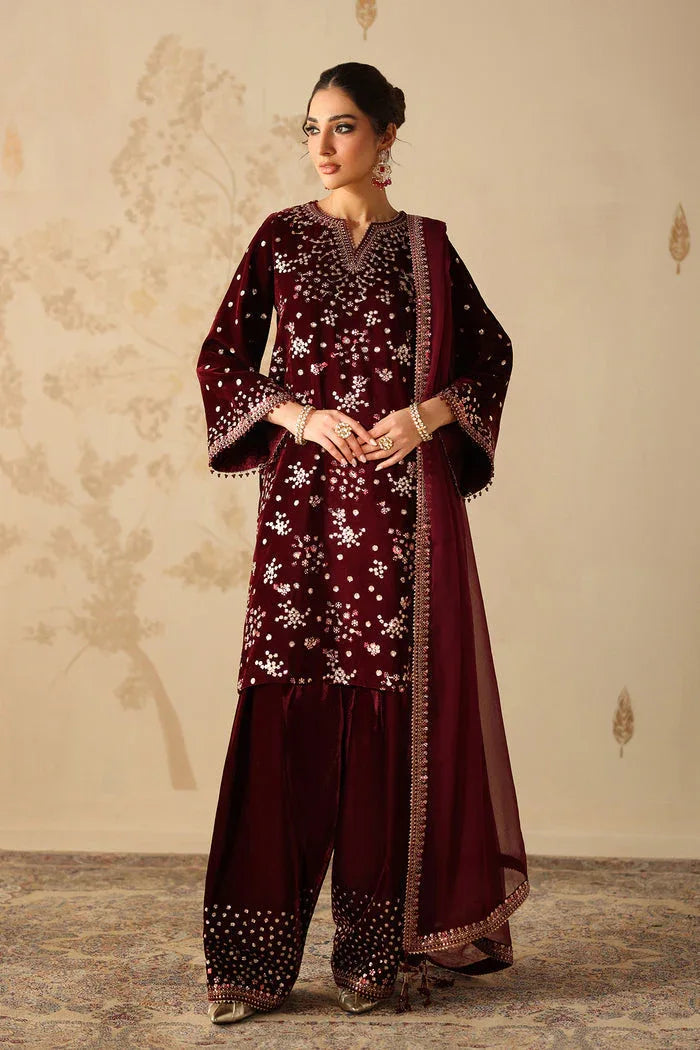 Baroque | Velvet 25 | UF-4315 - Aqsa Fabrics