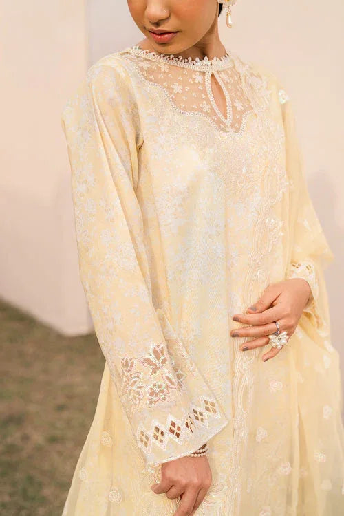Baroque | Luxury Pret 24 | LAWN UF-607 - Aqsa Fabrics