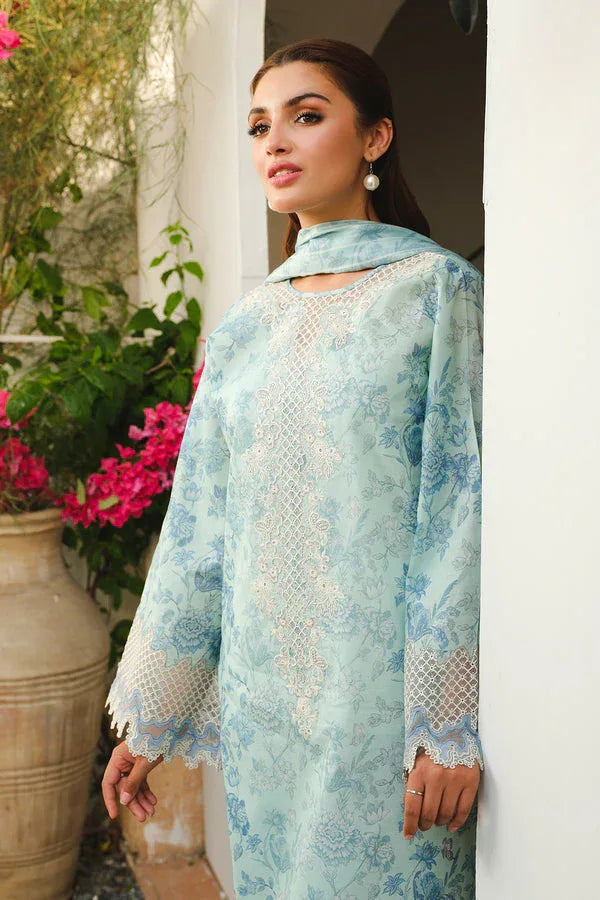 Baroque | Luxury Pret 24 | LAWN UF-661 - Aqsa Fabrics