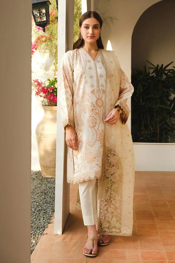 Baroque | Luxury Pret 24 | LAWN UF-662 - Aqsa Fabrics