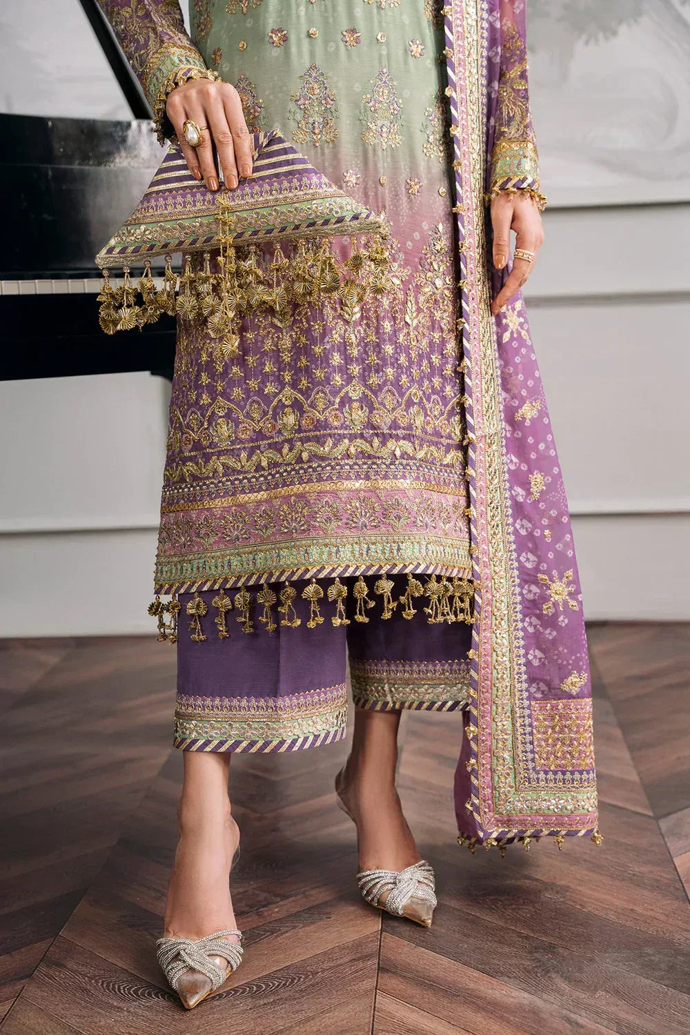 Baroque | Chantelle Embroidered Collection | CH12-08 - Aqsa Fabrics