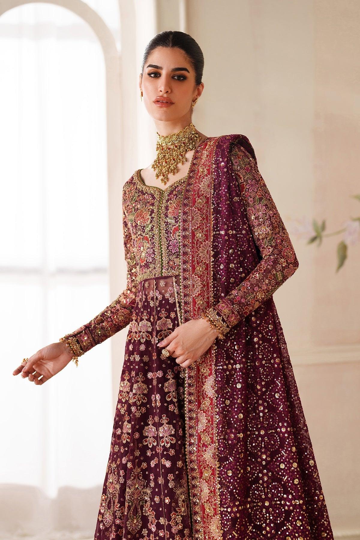 EMBROIDERED CHIFFON CH14-05 STITCHED