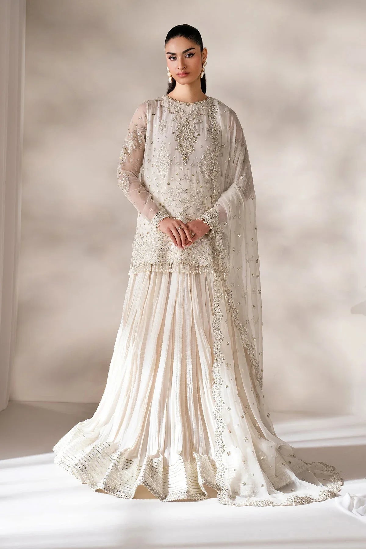 Baroque | Formal Collection |  UF-4140 - Aqsa Fabrics