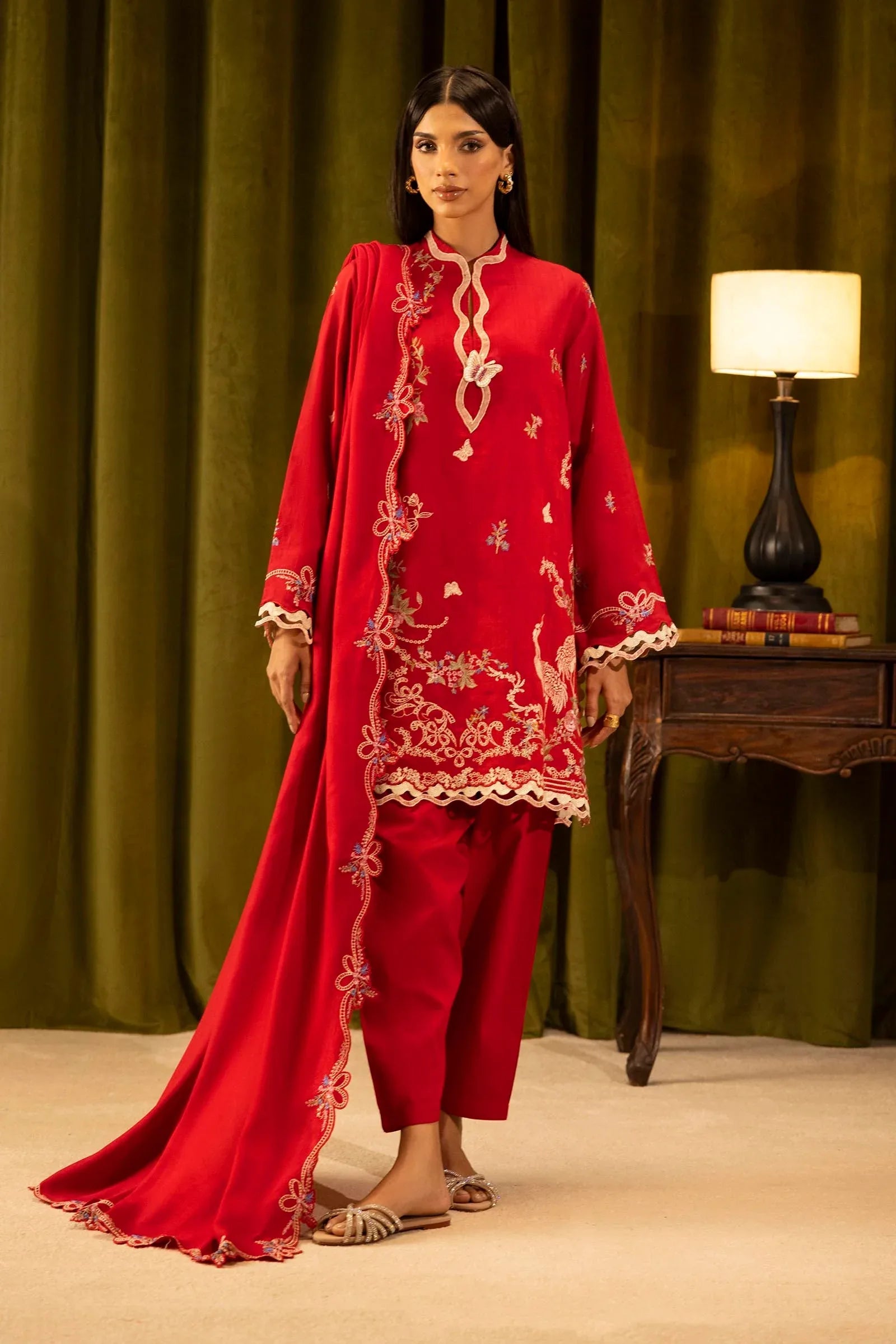 Sana Safinaz | Muzlin Winter 25 | 012B - Aqsa Fabrics