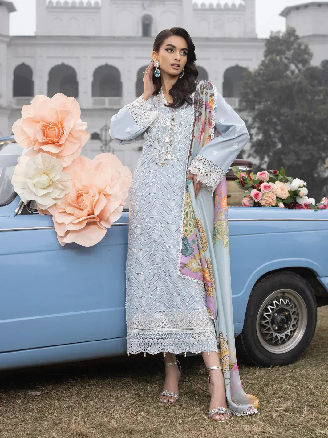 Faiza Faisal | Maya Luxury Lawn | Anja - Aqsa Fabrics