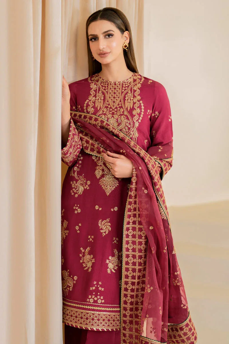 Jazmin | Formals Collection | Raw Silk UR-7022 - Aqsa Fabrics