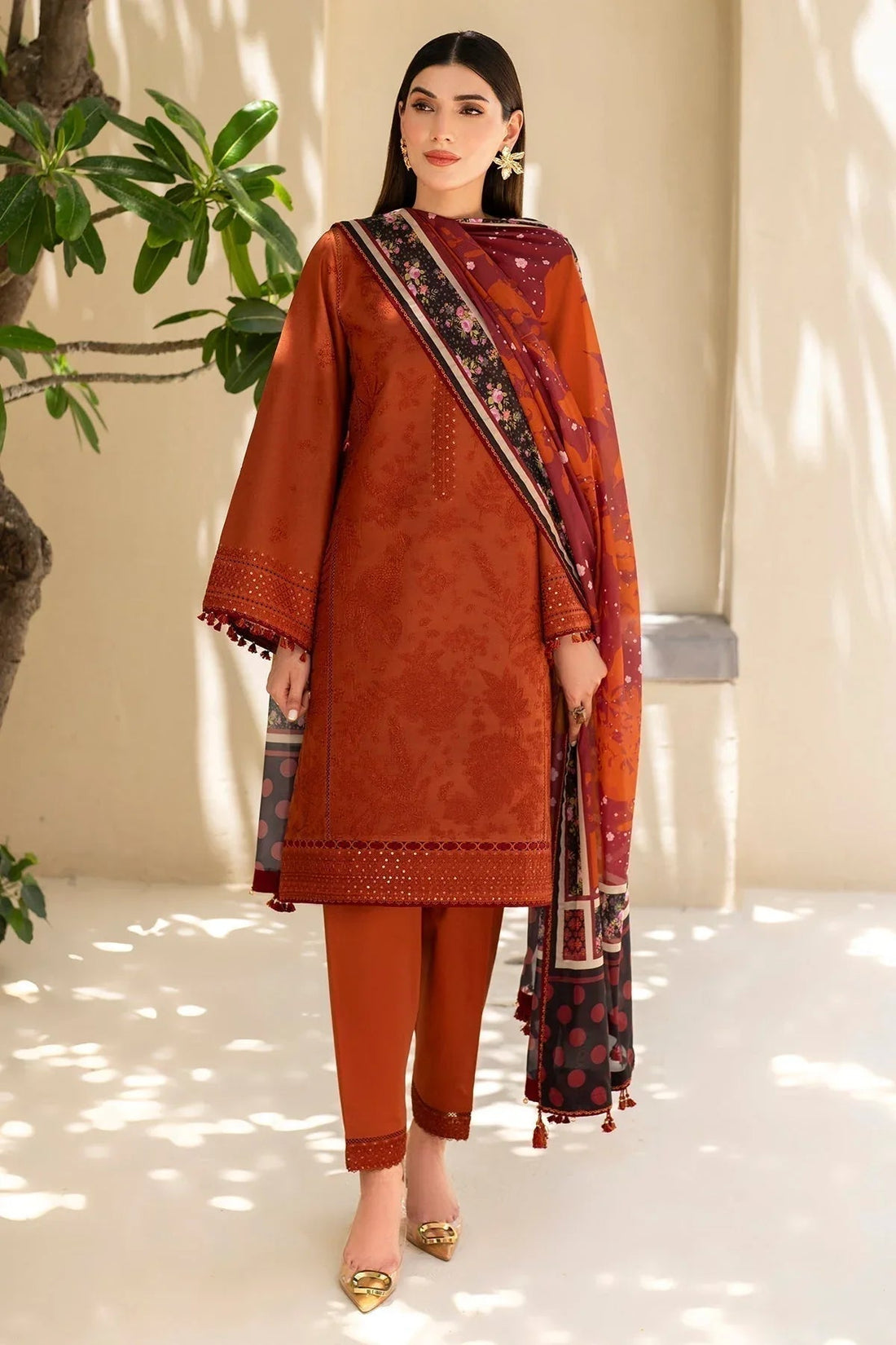 Jazmin | Irish Lawn SS 24 | D5 - Aqsa Fabrics