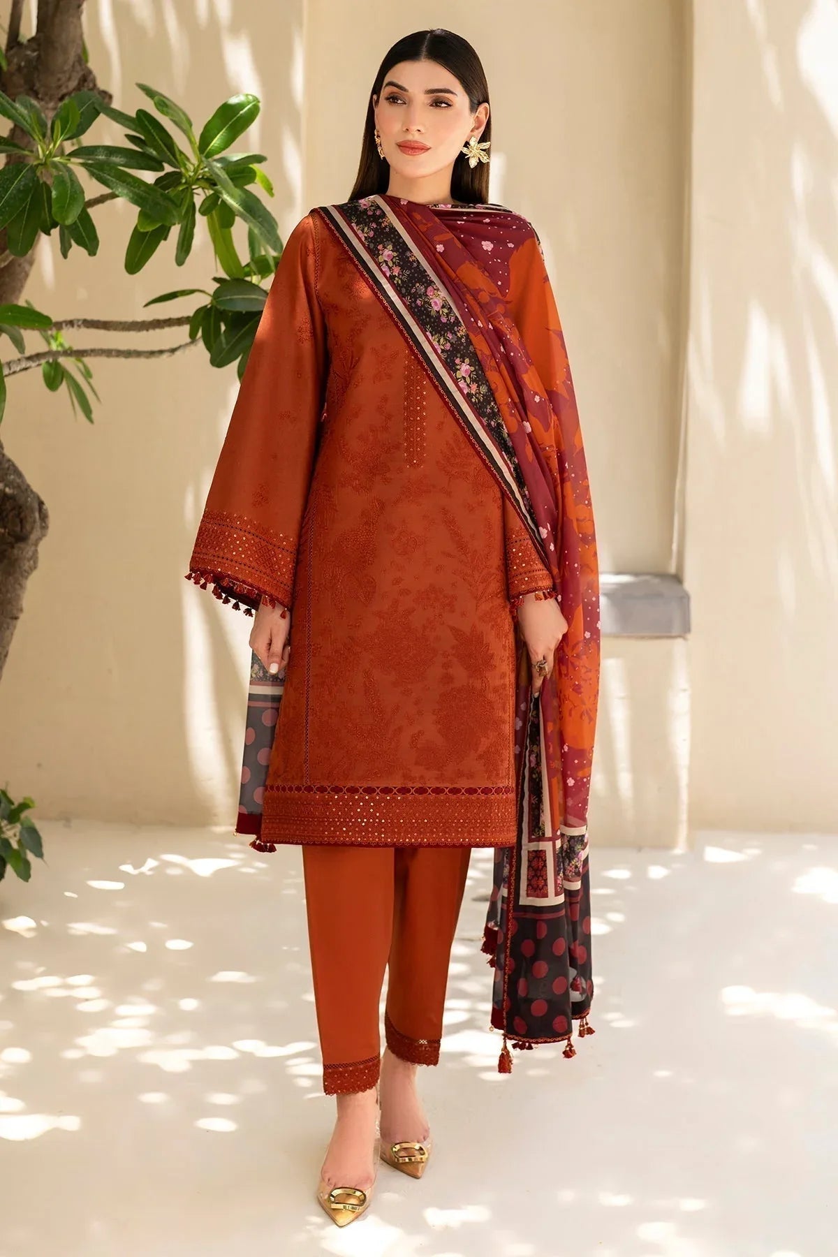 Jazmin | Irish Lawn SS 24 | D5 - Aqsa Fabrics