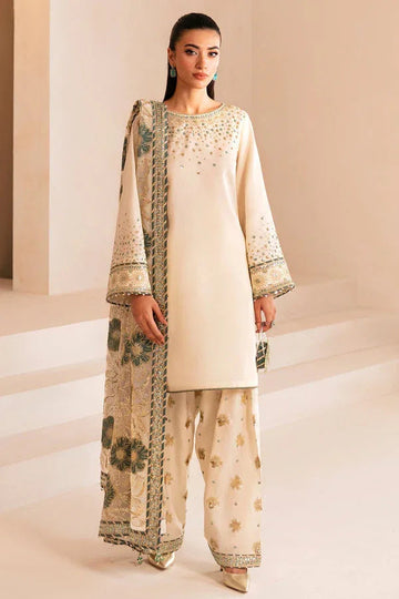 Jazmin | Formals Collection | Raw Silk UR-7039 - Aqsa Fabrics