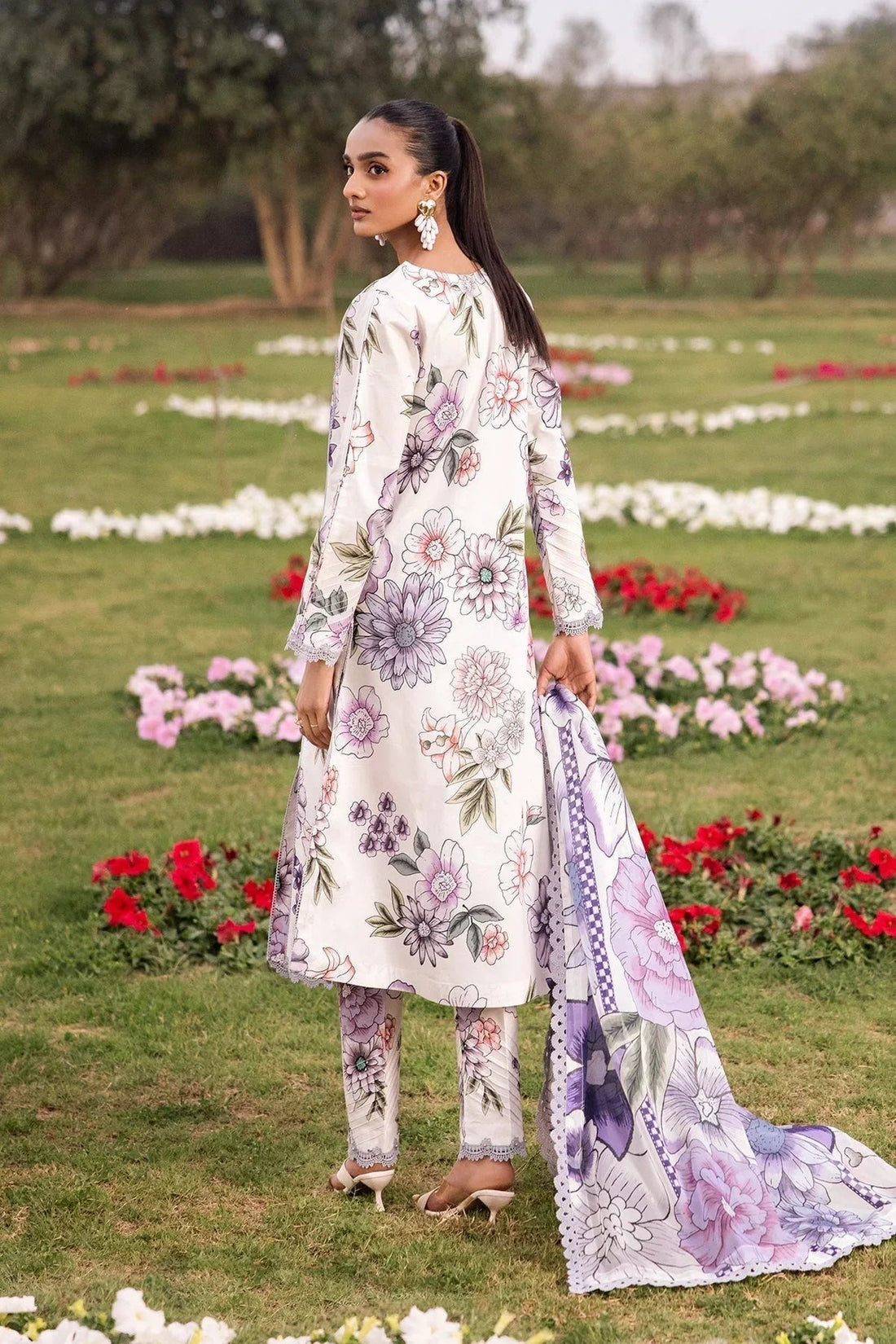 Alizeh | Sheen Lawn Prints 24 | TUBEROSE - Aqsa Fabrics