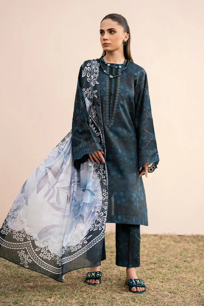 Baroque | Luxury Pret 24 | LAWN UF-608 - Aqsa Fabrics