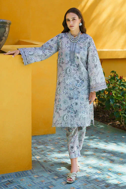 Baroque | Luxury Pret 24 | LAWN UF-580 - Aqsa Fabrics