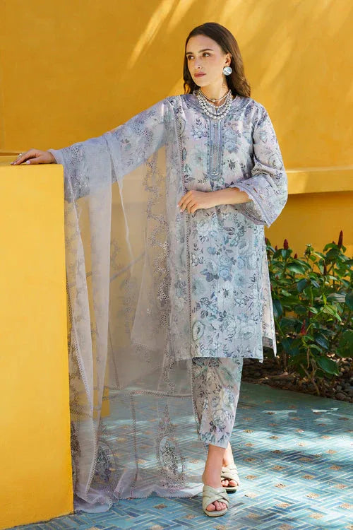 Baroque | Luxury Pret 24 | LAWN UF-580 - Aqsa Fabrics