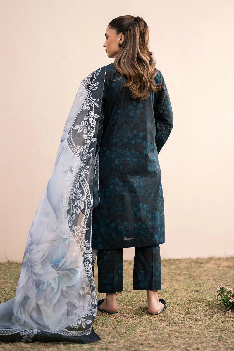 Baroque | Luxury Pret 24 | LAWN UF-608 - Aqsa Fabrics