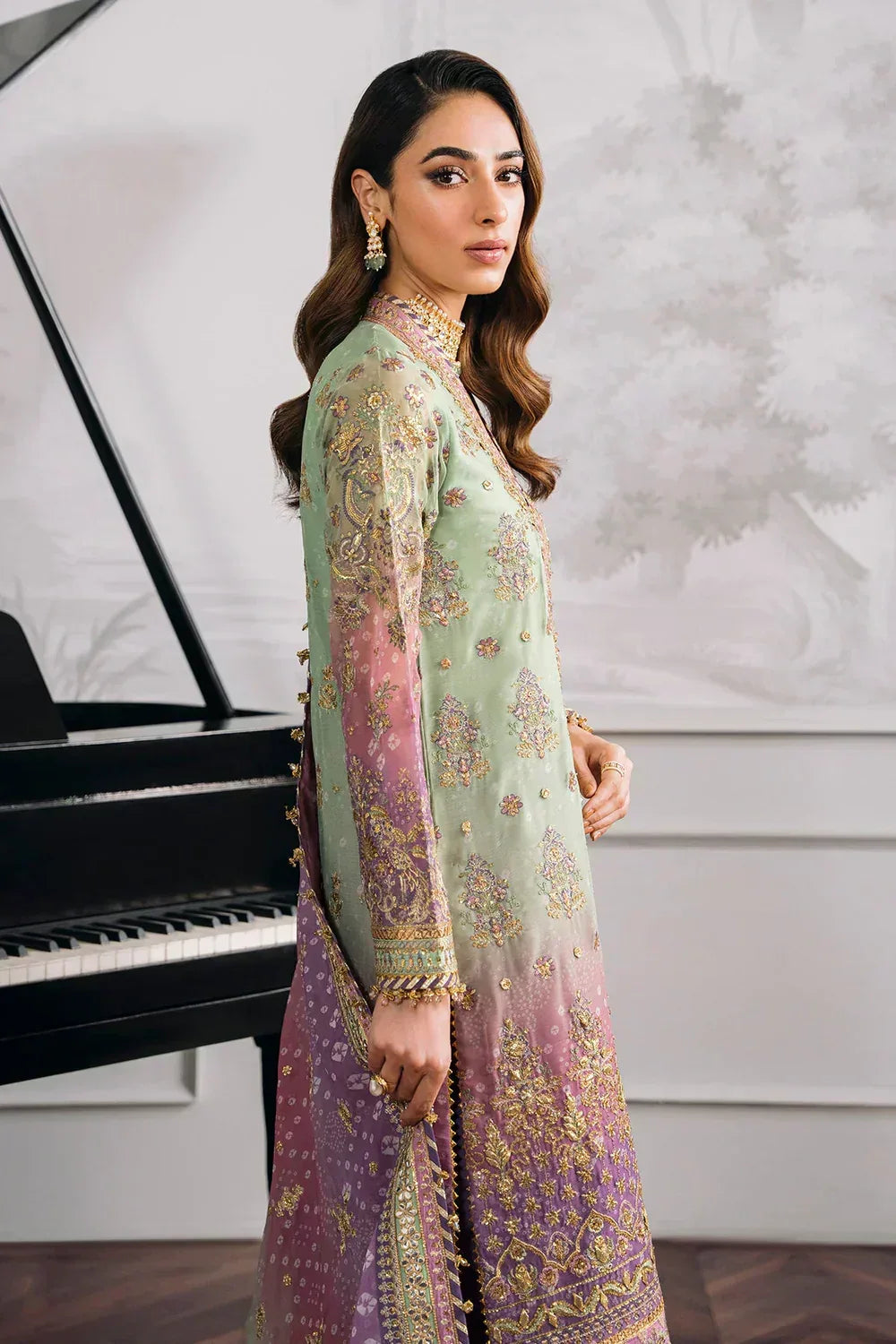 Baroque | Chantelle Embroidered Collection | CH12-08 - Aqsa Fabrics