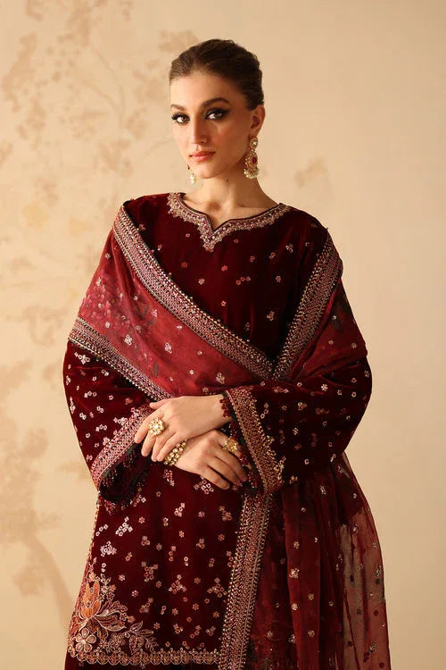Baroque | Velvet 25 | UF-4314 - Aqsa Fabrics