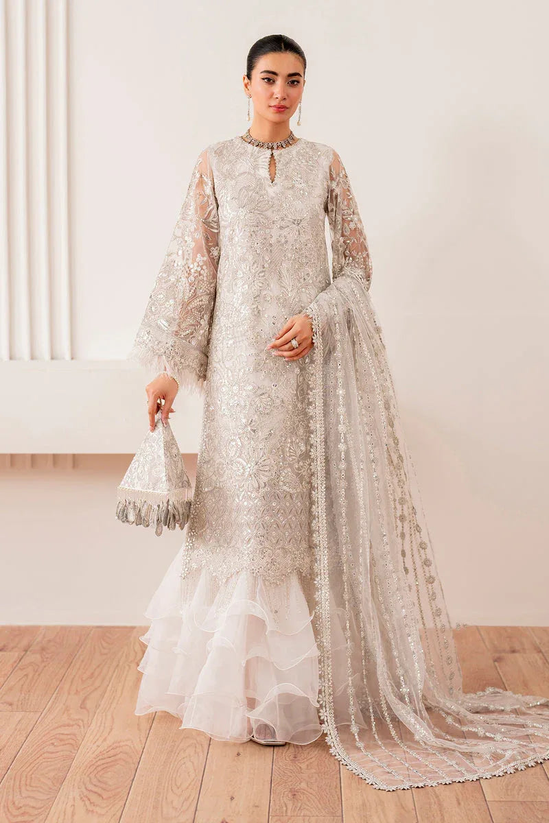 Baroque | Formal Collection | NET UF-703 - Aqsa Fabrics