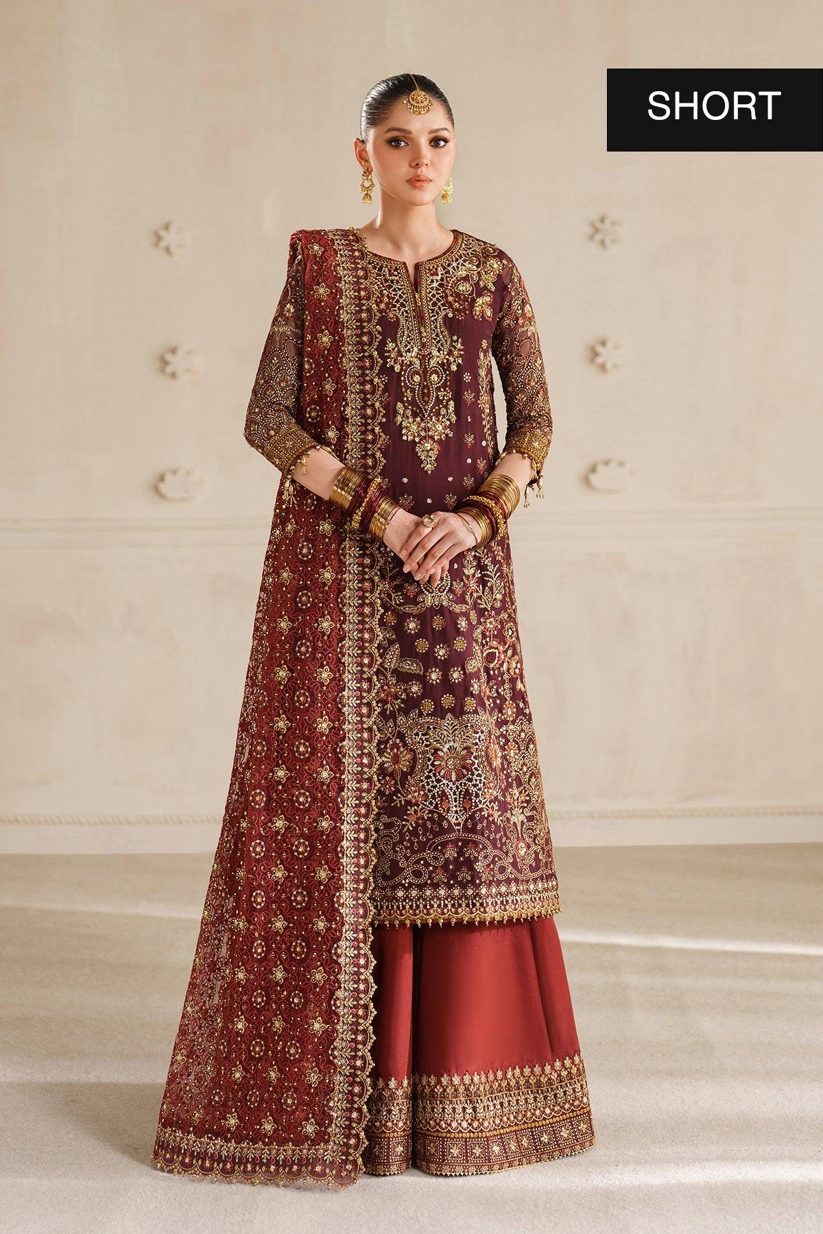 EMBROIDERED CHIFFON CH14-07 STITCHED