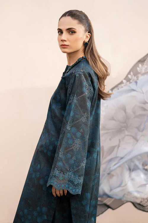 Baroque | Luxury Pret 24 | LAWN UF-608 - Aqsa Fabrics