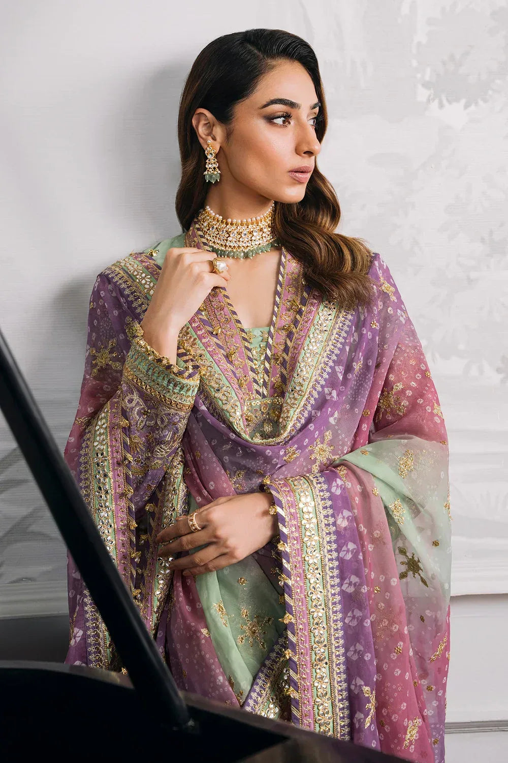 Baroque | Chantelle Embroidered Collection | CH12-08 - Aqsa Fabrics