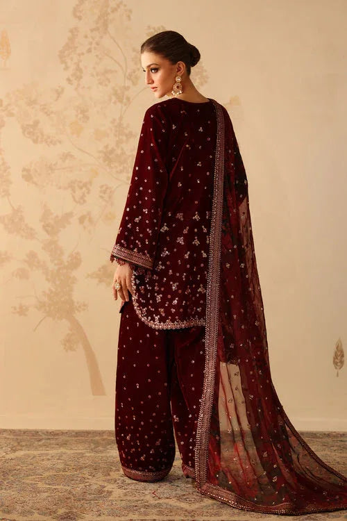 Baroque | Velvet 25 | UF-4314 - Aqsa Fabrics
