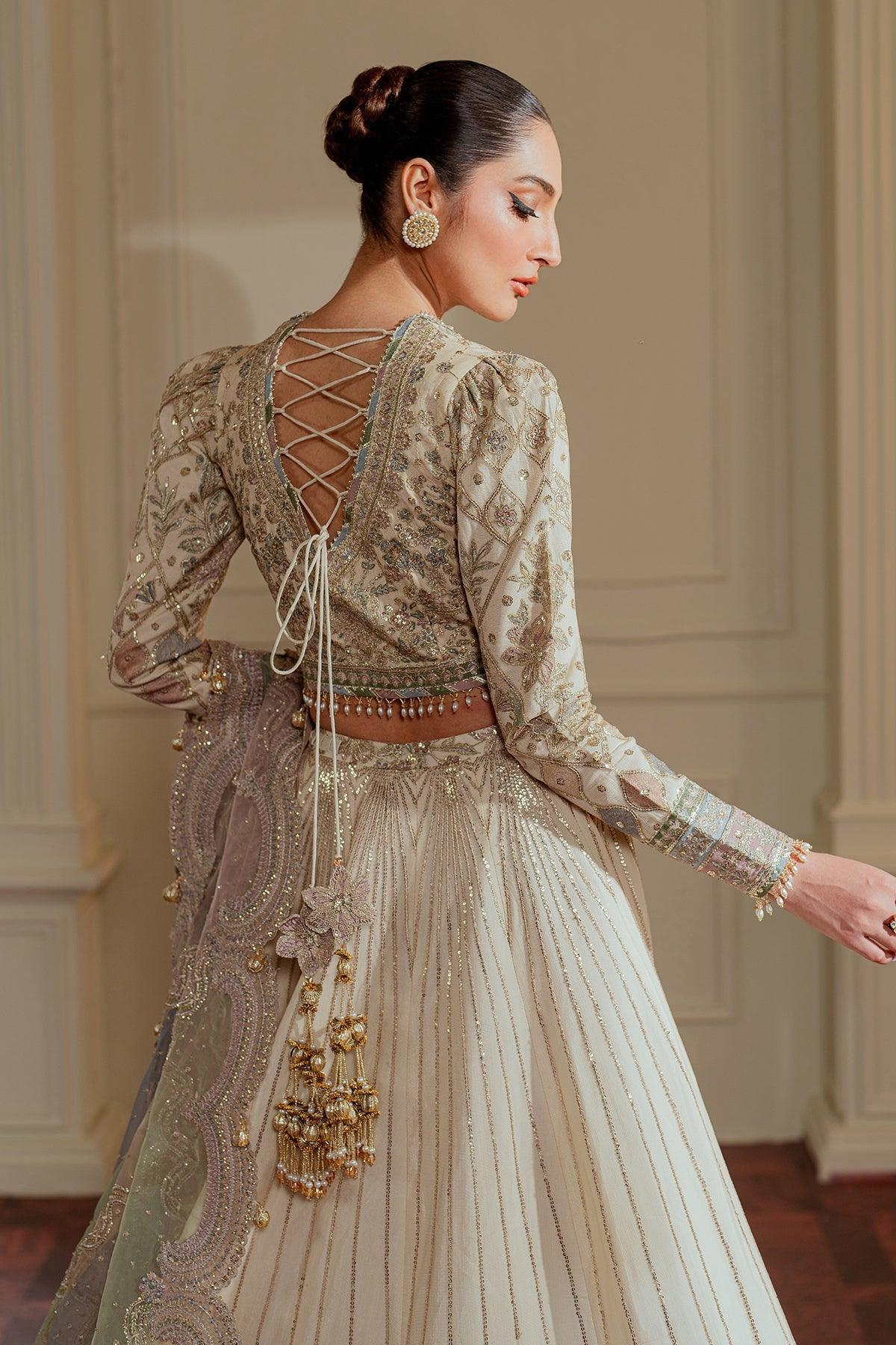 EMBROIDERED NET CH13-06 STITCHED