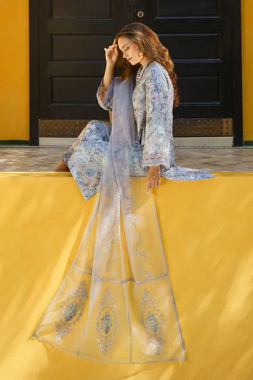 Baroque | Luxury Pret 24 | LAWN UF-580 - Aqsa Fabrics