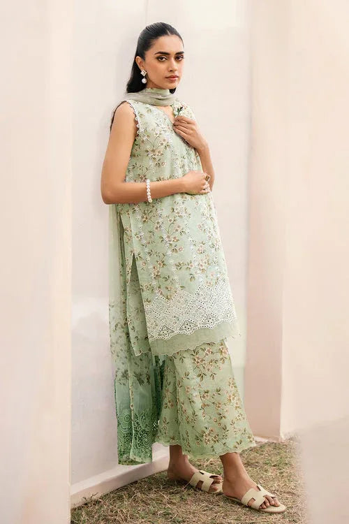 Baroque | Luxury Pret 24 | LAWN UF-609 - Aqsa Fabrics