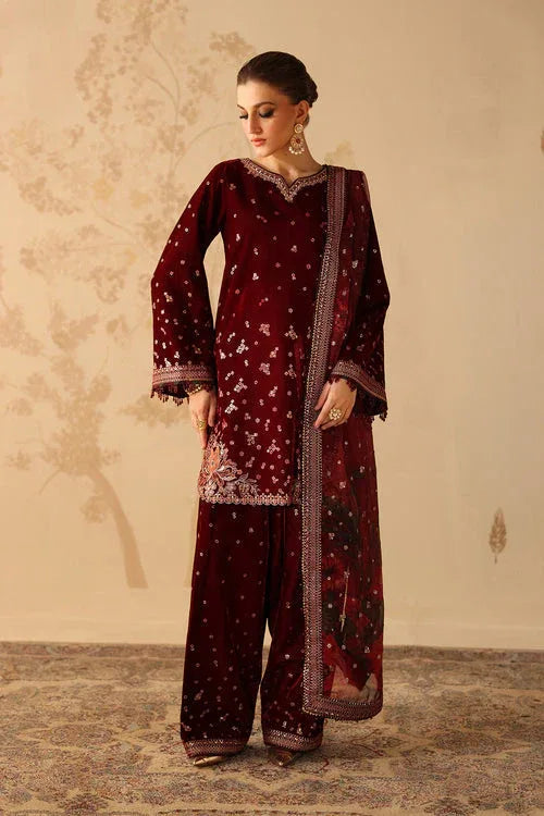 Baroque | Velvet 25 | UF-4314 - Aqsa Fabrics