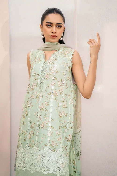 Baroque | Luxury Pret 24 | LAWN UF-609 - Aqsa Fabrics