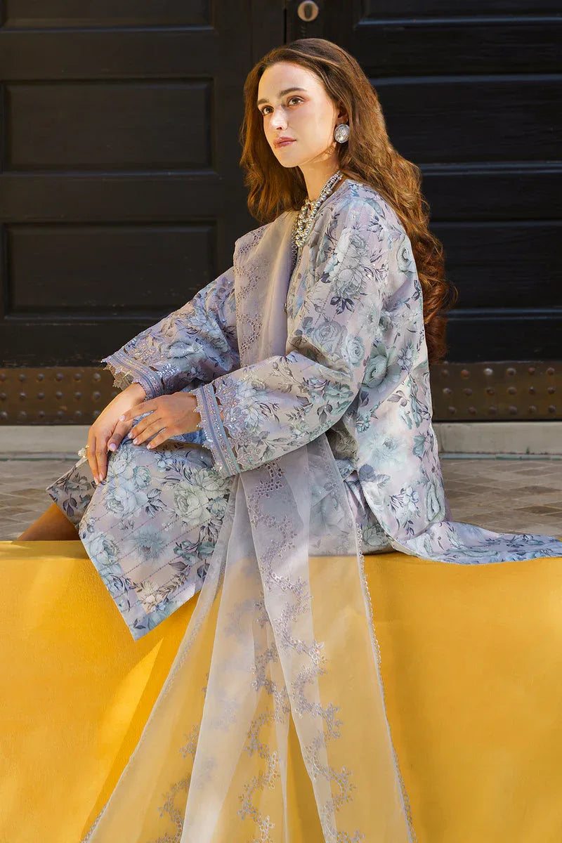 Baroque | Luxury Pret 24 | LAWN UF-580 - Aqsa Fabrics