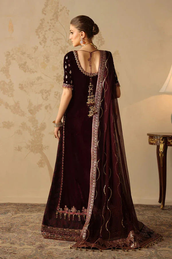 Baroque | Velvet 25 | UF-4313 - Aqsa Fabrics