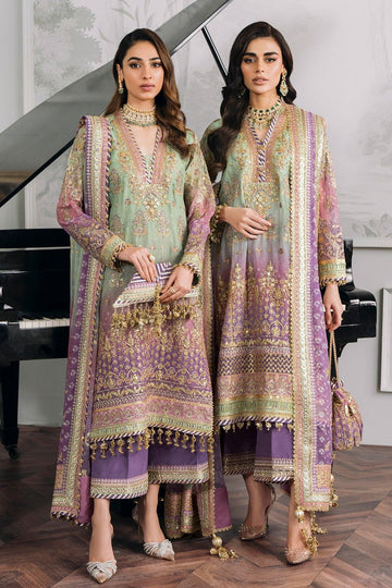 EMBROIDERED CHIFFON CH12-08 STITCHED