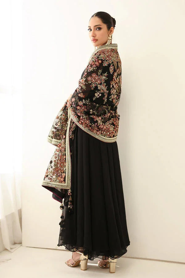 Baroque | Luxury Pret 25 | EMBROIDERED CHIFFON PR-1161 - Aqsa Fabrics