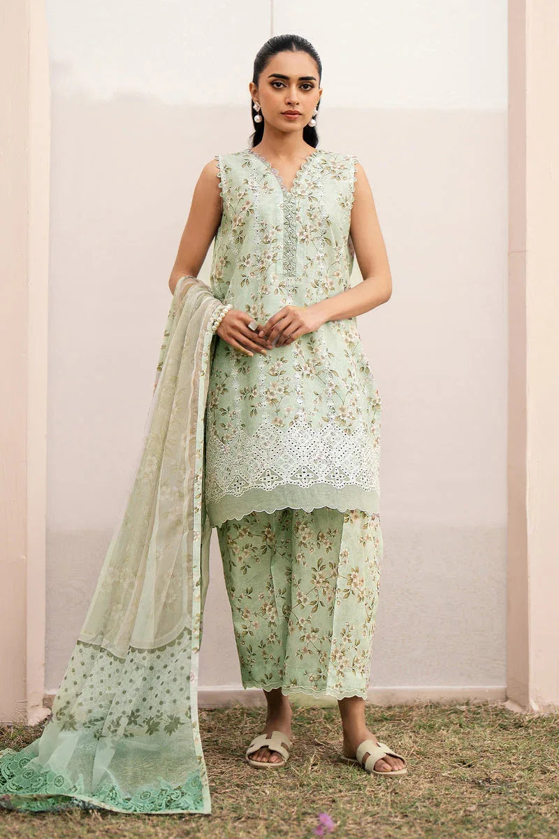 Baroque | Luxury Pret 24 | LAWN UF-609 - Aqsa Fabrics