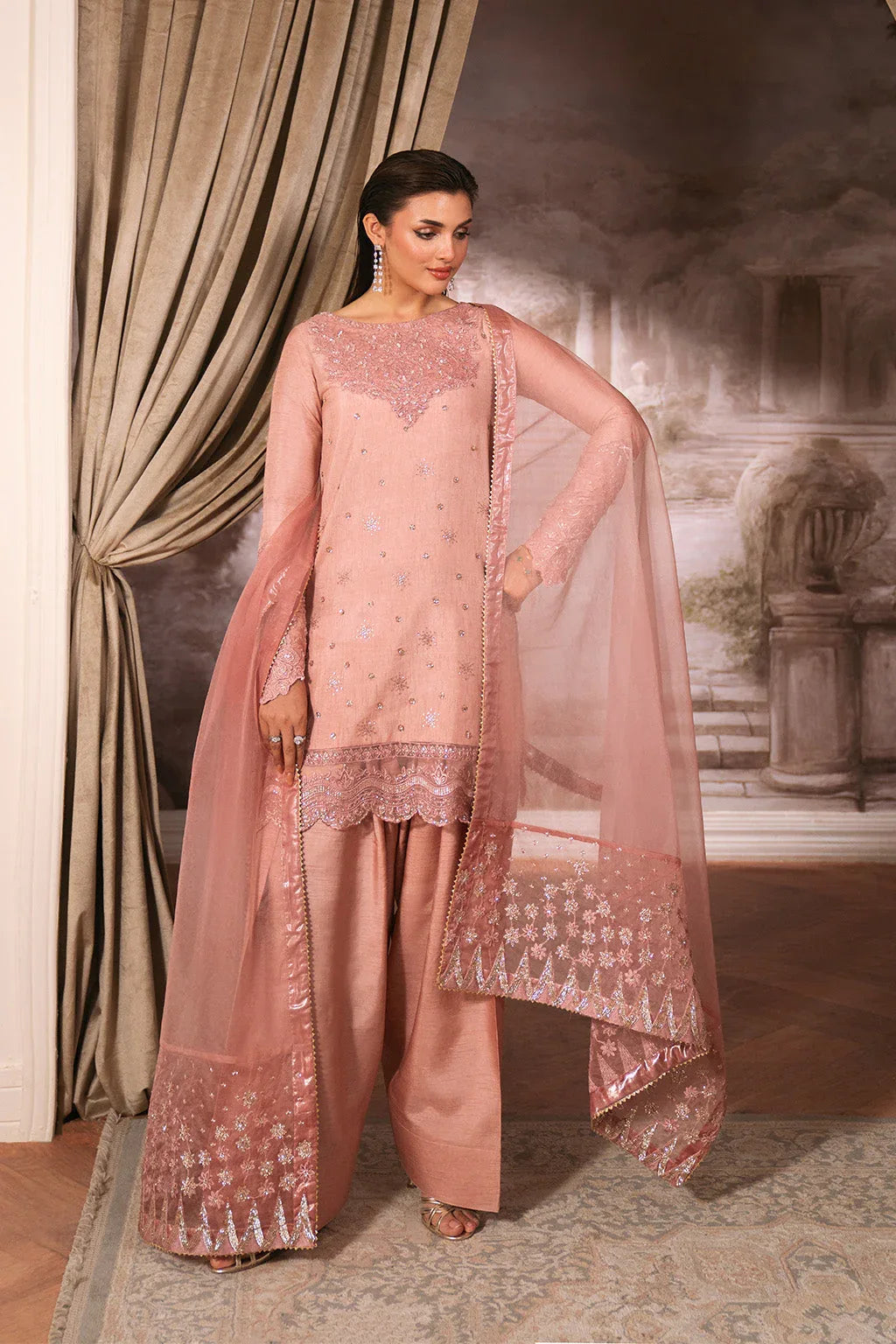 Neeshay | Luxe Pret |Fiore - Aqsa Fabrics