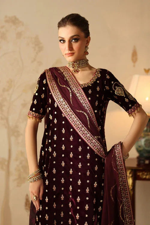 Baroque | Velvet 25 | UF-4313 - Aqsa Fabrics
