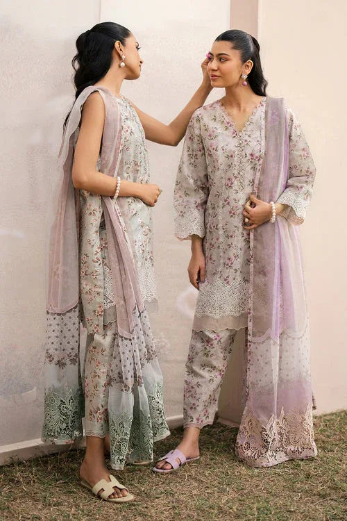 Baroque | Luxury Pret 24 | LAWN UF-610 - Aqsa Fabrics