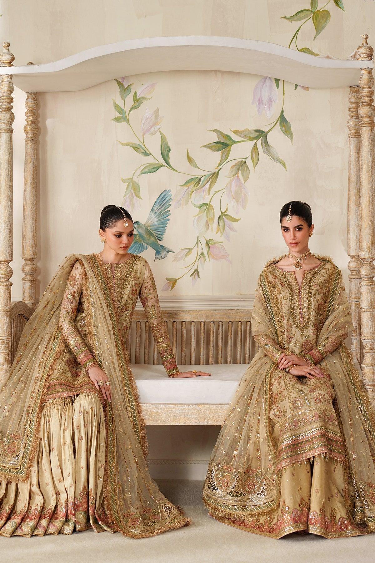 EMBROIDERED NET CH14-02 STITCHED