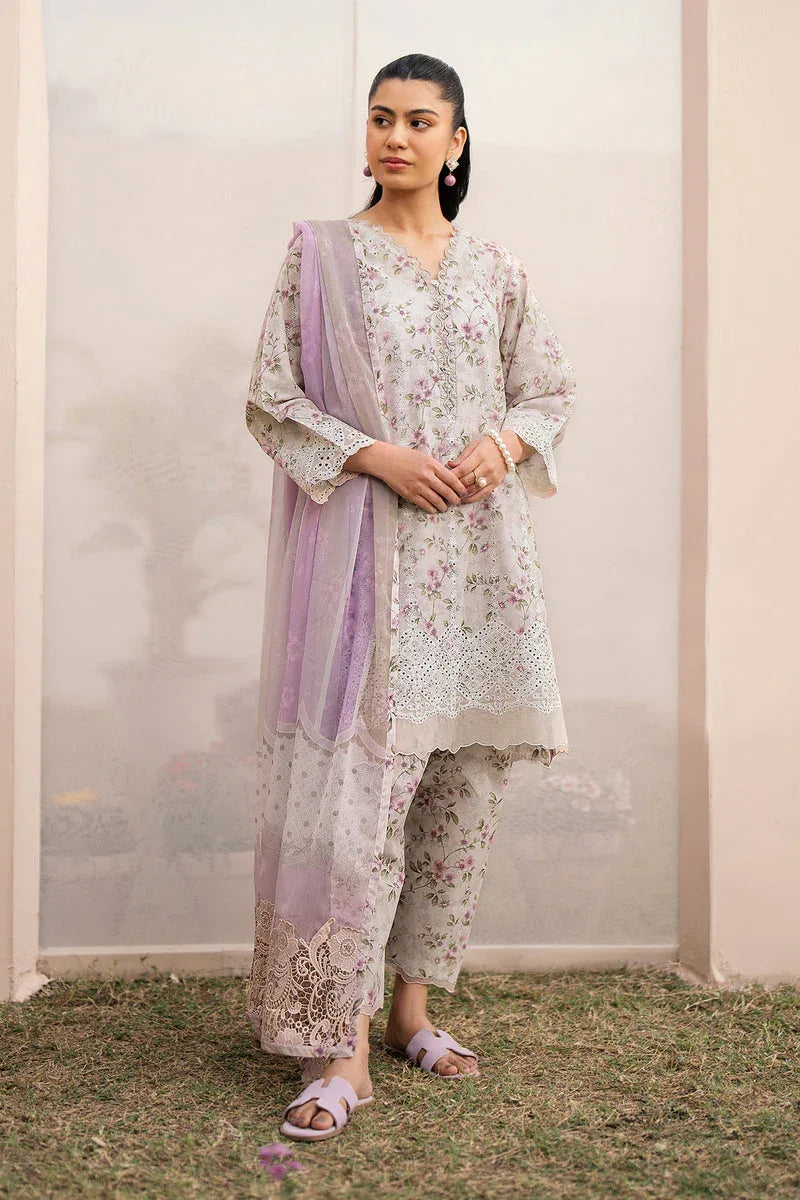 Baroque | Luxury Pret 24 | LAWN UF-610 - Aqsa Fabrics