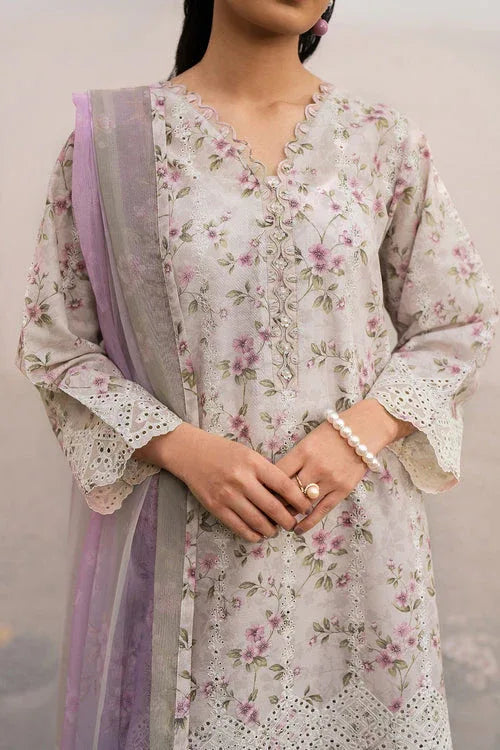 Baroque | Luxury Pret 24 | LAWN UF-610 - Aqsa Fabrics