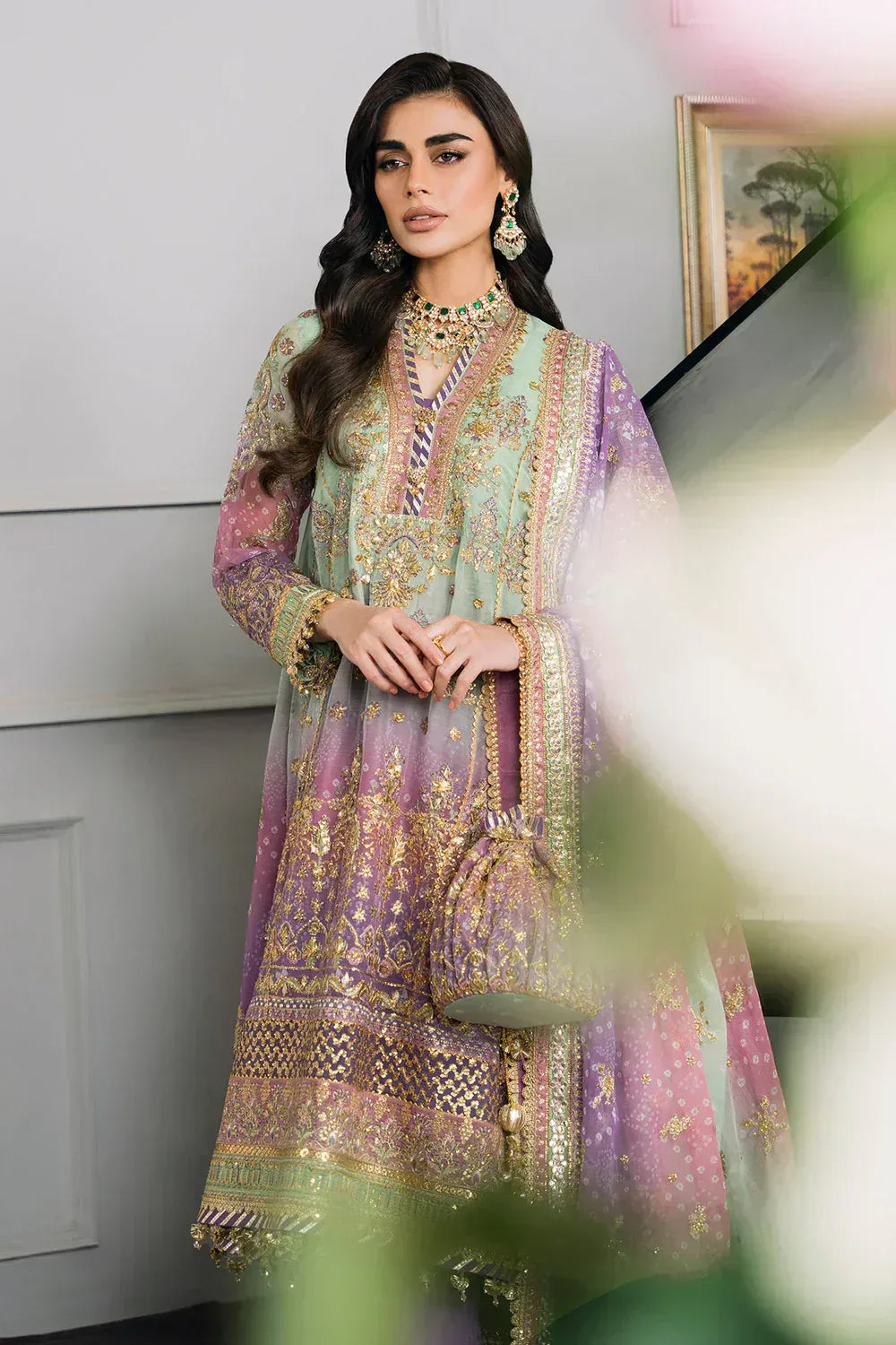 Baroque | Chantelle Embroidered Collection | CH12-08 - Aqsa Fabrics