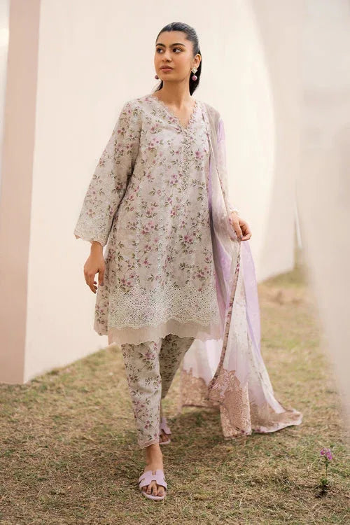 Baroque | Luxury Pret 24 | LAWN UF-610 - Aqsa Fabrics