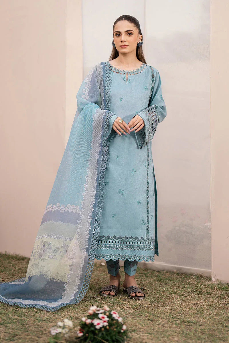 Baroque | Luxury Pret 24 | JACQUARD LAWN UF-611 - Aqsa Fabrics
