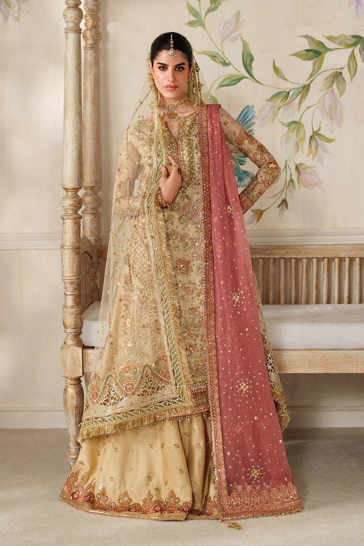EMBROIDERED NET CH14-02 STITCHED