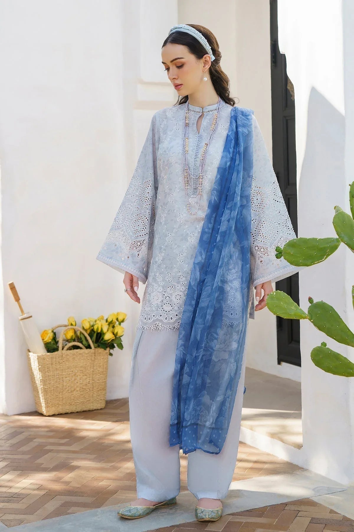 Baroque | Luxury Pret 24 | LAWN UF-582 - Aqsa Fabrics