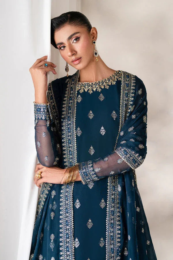 Baroque | Formal Collection | UF-4142 - Aqsa Fabrics